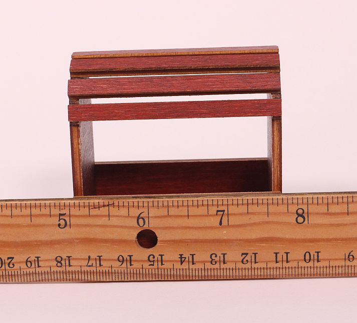 Red Classic Scale Saddle Stands for Model Horses or Dollhouses