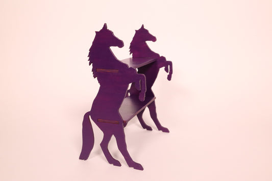 Micro Horse Shelf - Dark Purple