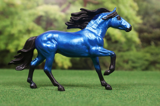 Custom Stablemate Model Horse - Breyer Mirado Blue Bay