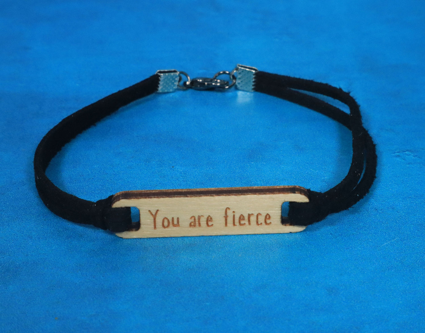 Bracelet Black and Silver You Are Fierce