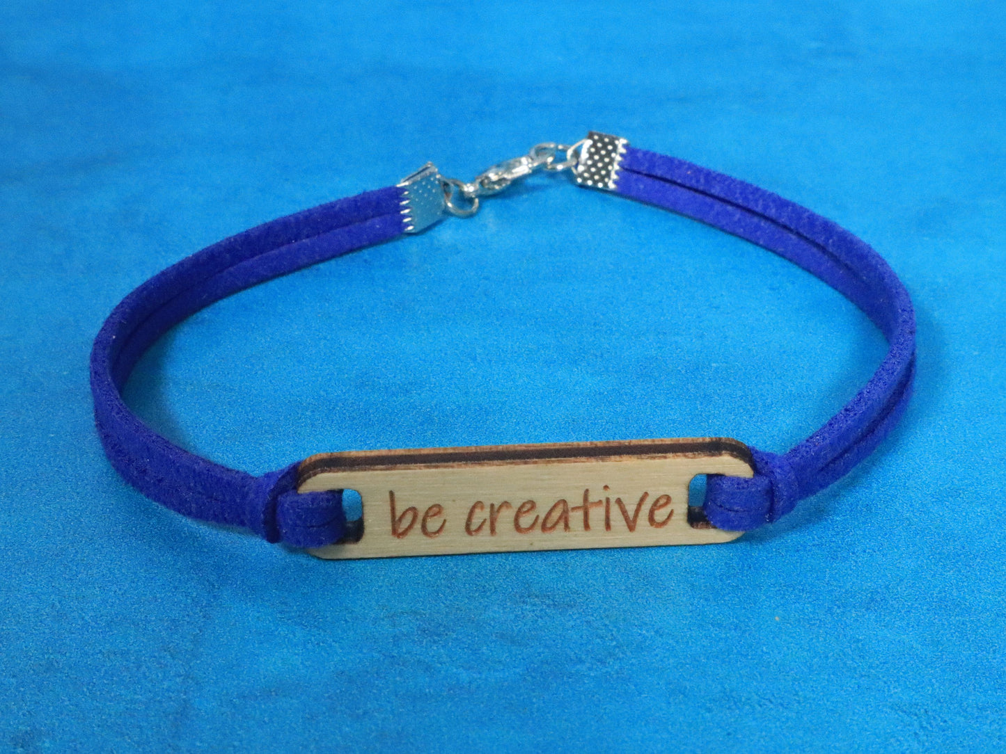 Bracelet Blue and Silver Be Creative