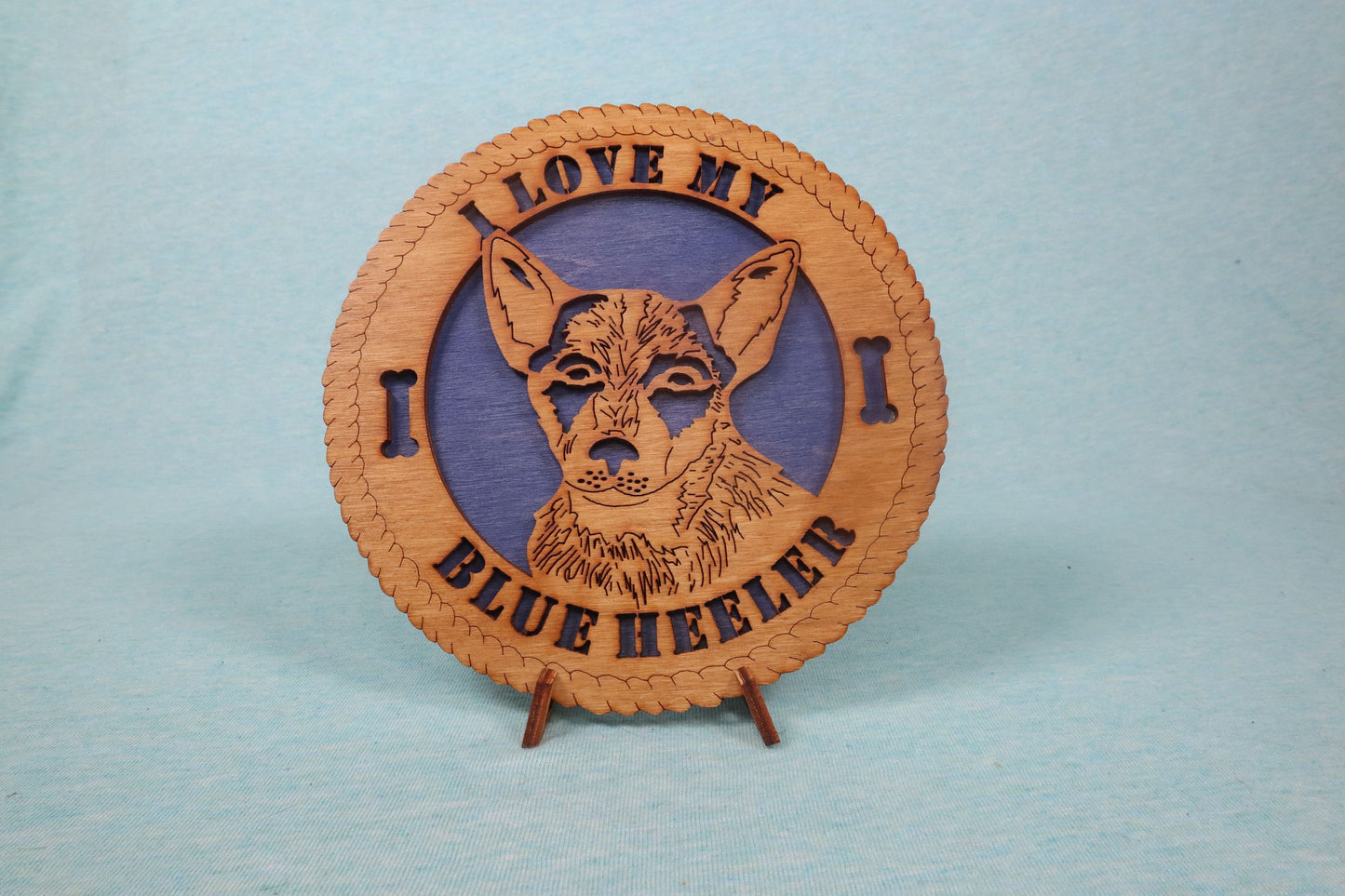 Blue Heeler Desktop Sign