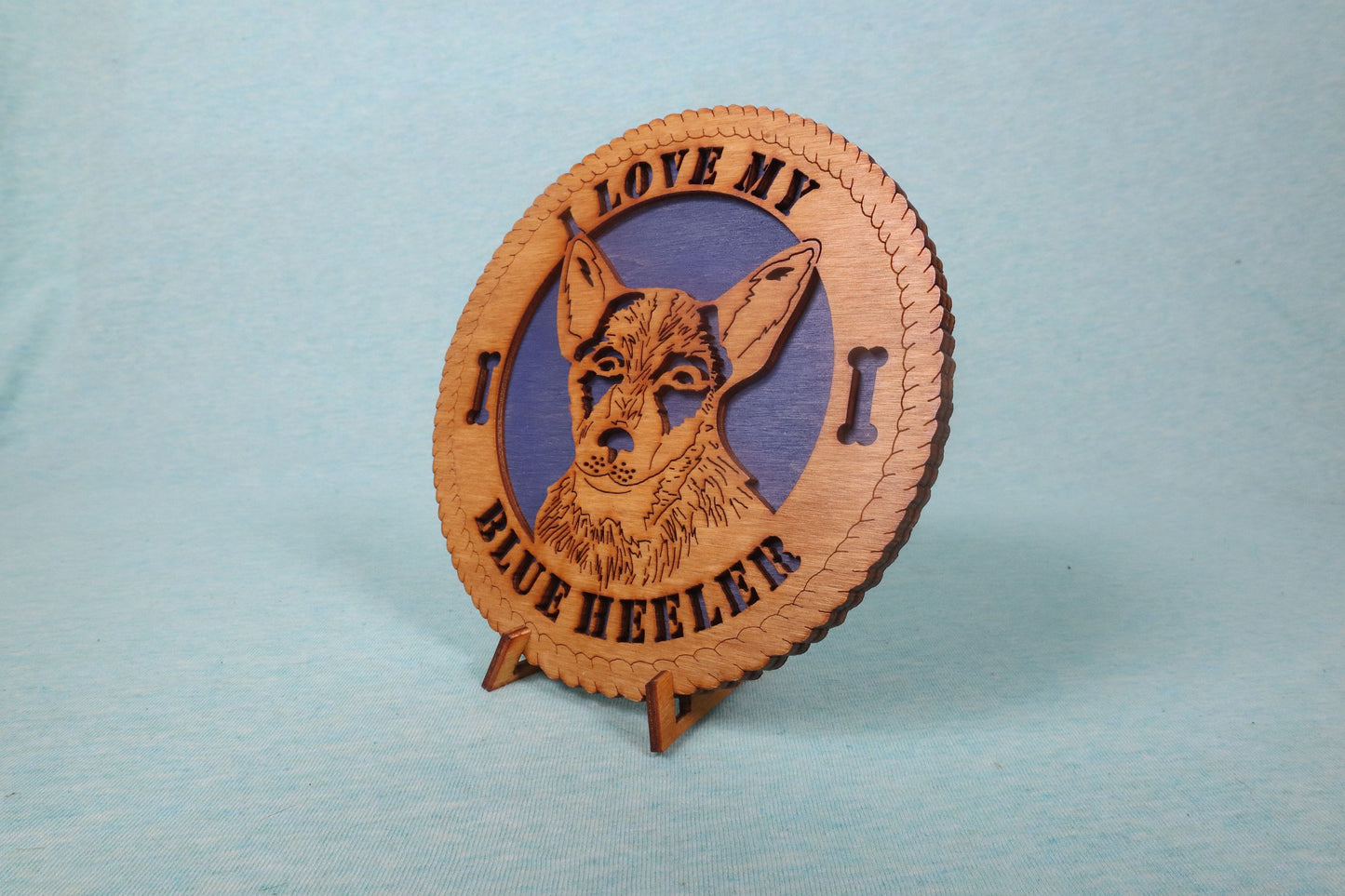 Blue Heeler Desktop Sign