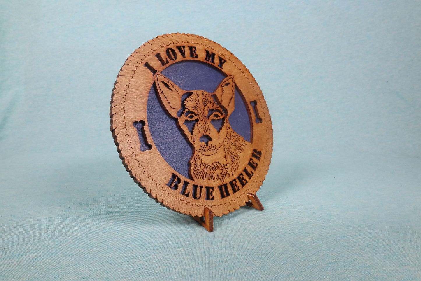 Blue Heeler Desktop Sign