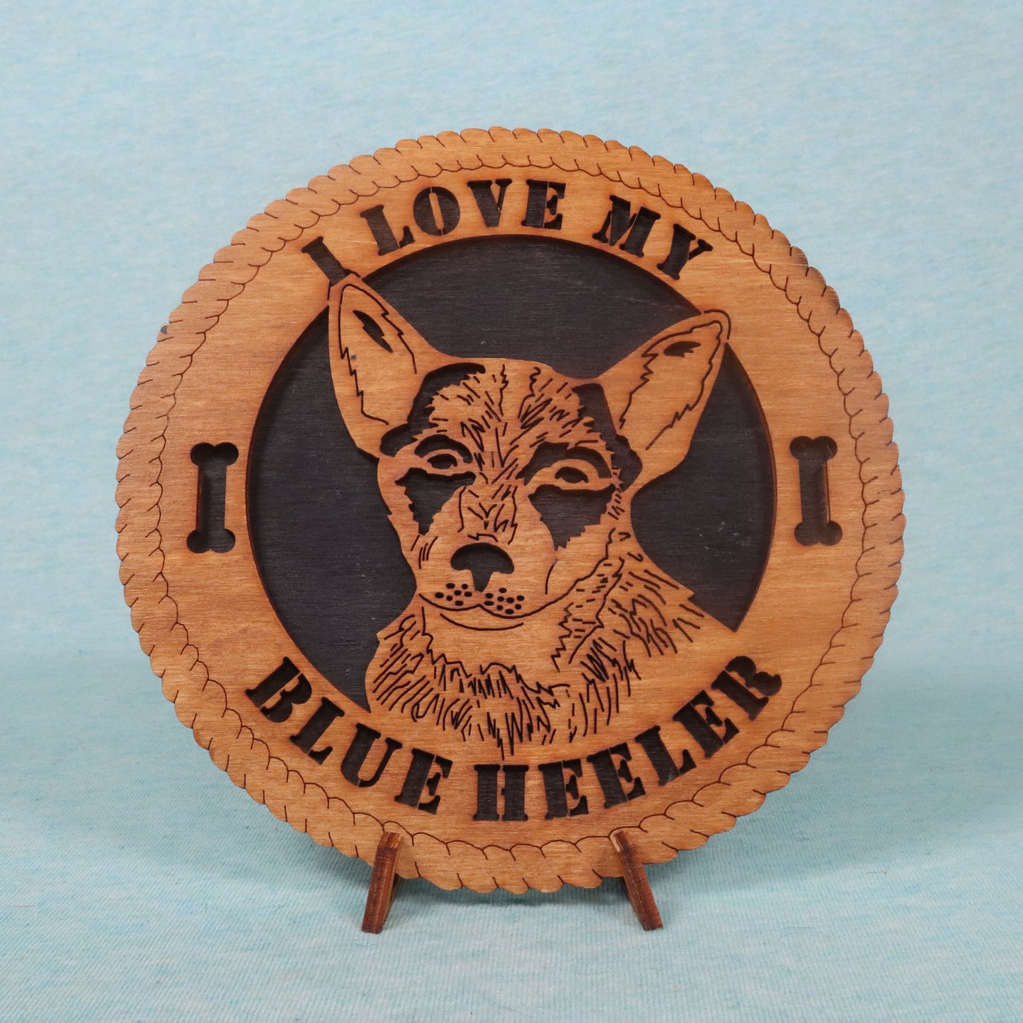 Blue Heeler Desktop Sign