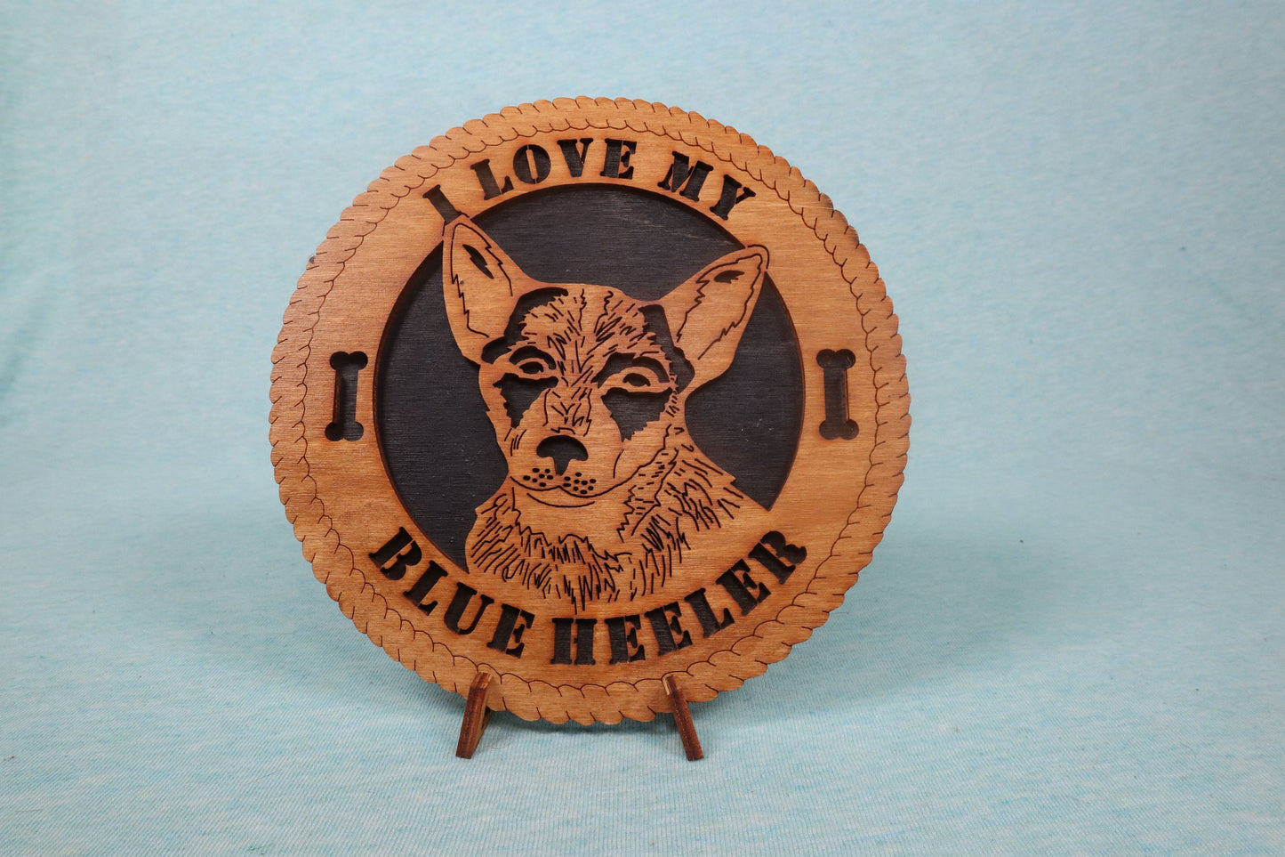 Blue Heeler Desktop Sign