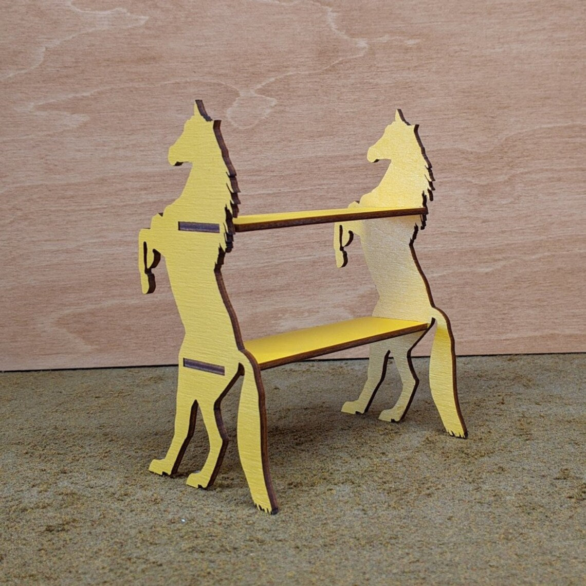 Micro Horse Shelf - Bronze
