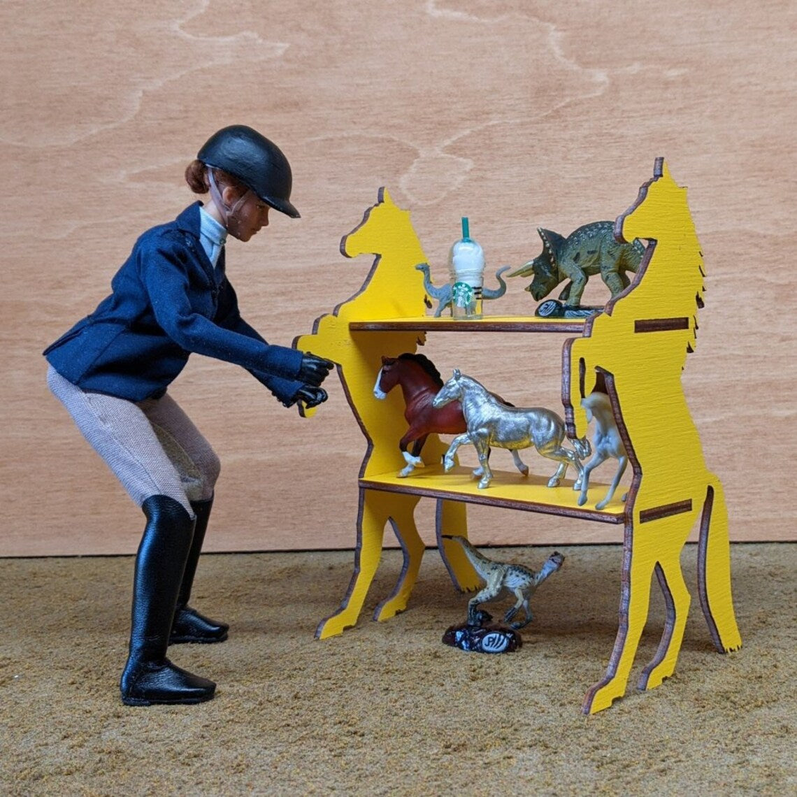 Micro Horse Shelf - Turquoise