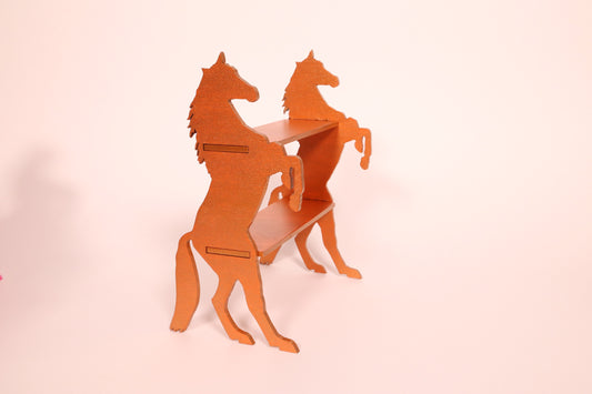 Micro Horse Shelf - Bronze