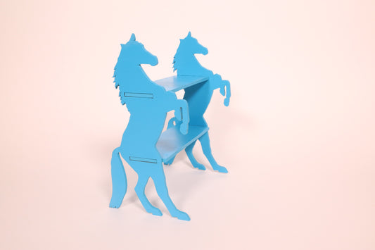 Micro Horse Shelf - Turquoise